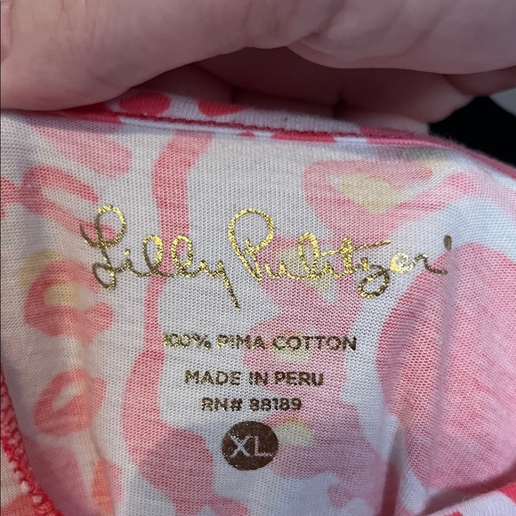 Lilly Pulitzer Pink and Cream Patterned Marlowe Elephant Midi Dress - Picture 2 of 8